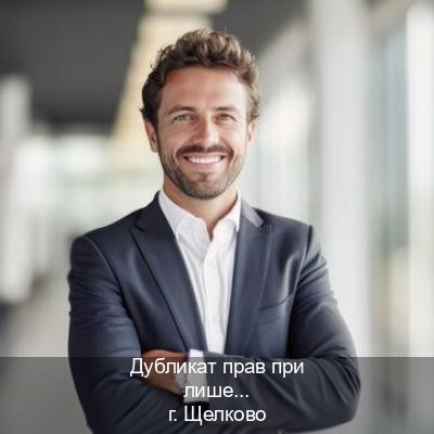 Легальные документы в г. Щелково (Дубликат прав при лишении купить в Щелково — Комплексное сопровождение) - инструктор Игорь 96